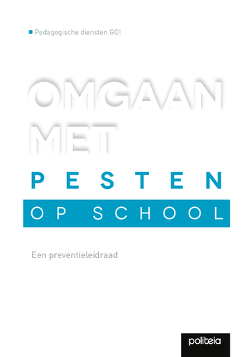 [12213] Omgaan met pesten op school | pakket van 5