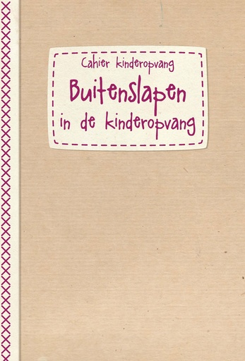 Buitenslapen - cahierreeks Kinderopvang