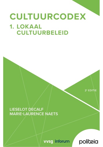 [16209] Cultuurcodex Deel 1 Lokaal Cultuurbeleid - 2e editie