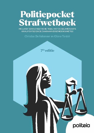 [17129] Politiepocket Strafwetboek | 7de editie